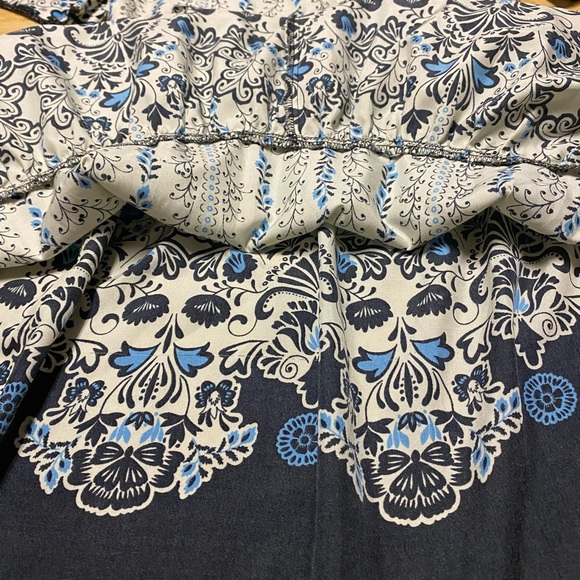 🌟SALE🌟Band of Gypsies Cold Shoulder Fit and Flare Boho Print Dress Size XS - Picture 13 of 16